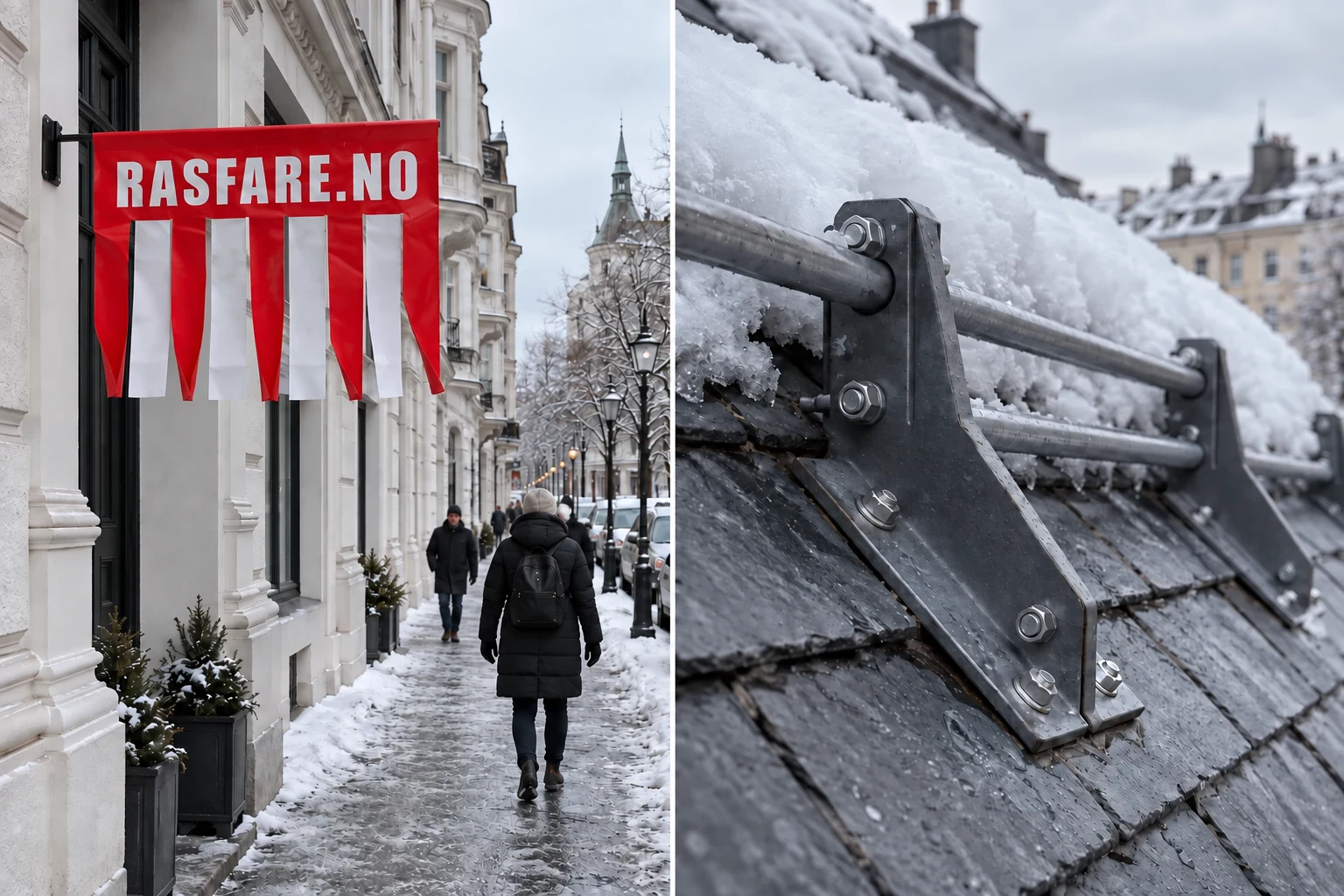 Virkelighetsnær 3D-illustrasjon: Snøfangere og taksikkerhet: hva bør du avklare?